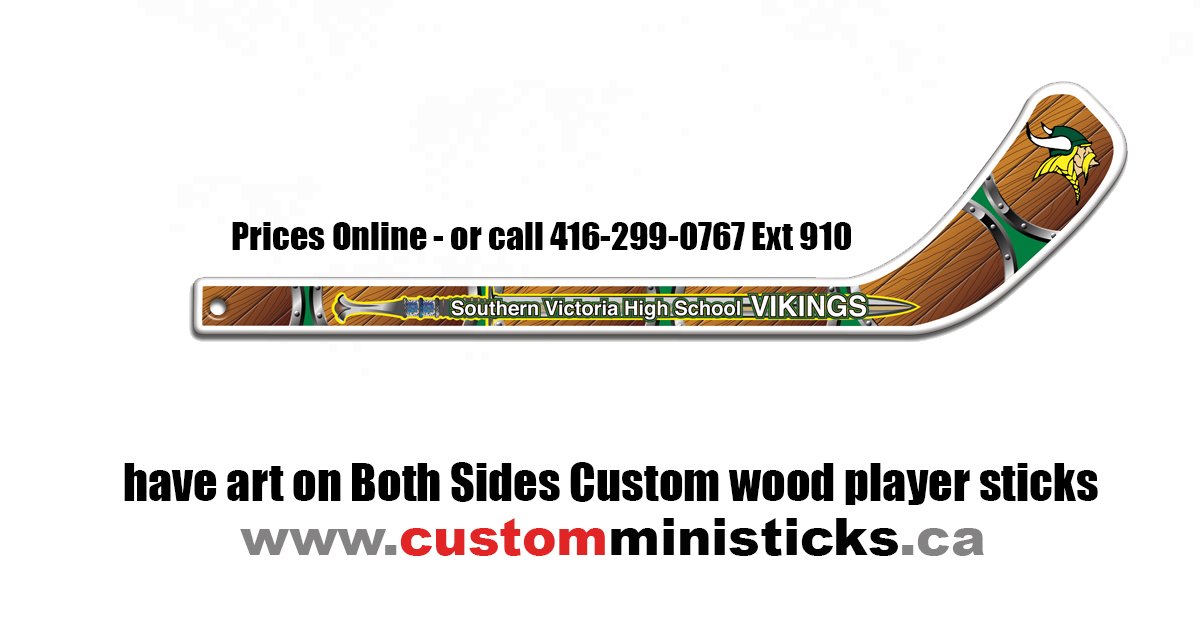 double canadian custom mini hockey sticks