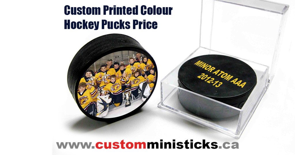 hockeypuck canadian custom mini hockey sticks